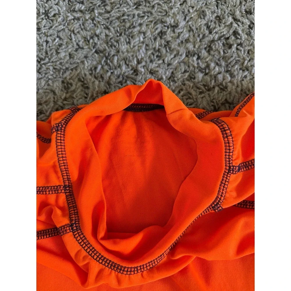Children's Place Boys Orange‎ Short Sleeve Swim Shirt Size 10/12